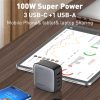 EDA0069607_B2.jpg LDNIO Q408 100W GaN USB+3 USB-C / Type-C Interface Charger with 1m 100W USB-C...