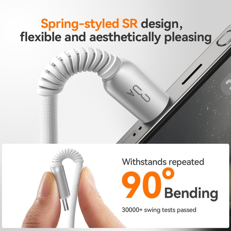 JOYROOM S-A51 Cutting-Edge Series 3A Fast Charging Data Cable, Length: 1.2m, USB-A to Type-C Cable, USB-A to 8 Pin Cable, Type-C to Type-C Cable, Type-C to 8 Pin Cable 2 JOYROOM S-A51 Cutting-Edge Series 3A Fast Charging Data Cable, Length: 1.2m, USB-A to Type-C Cable, USB-A to 8 Pin Cable, Type-C to Type-C Cable, Type-C to 8 Pin Cable - Image 2