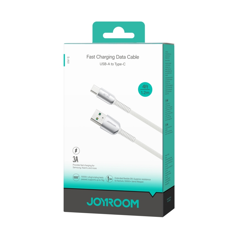 JOYROOM S-A51 Cutting-Edge Series 3A Fast Charging Data Cable, Length: 1.2m, USB-A to Type-C Cable, USB-A to 8 Pin Cable, Type-C to Type-C Cable, Type-C to 8 Pin Cable 7 JOYROOM S-A51 Cutting-Edge Series 3A Fast Charging Data Cable, Length: 1.2m, USB-A to Type-C Cable, USB-A to 8 Pin Cable, Type-C to Type-C Cable, Type-C to 8 Pin Cable - Image 7