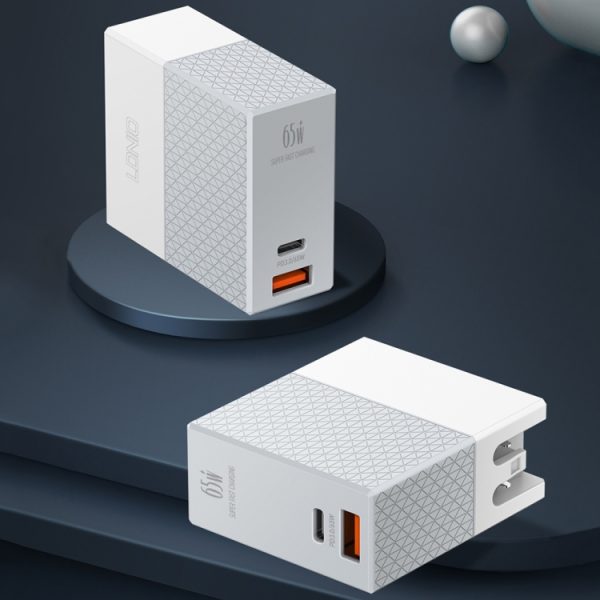 LDNIO A2620C PD3.0 65W USB Power Adapter Travel Charger with Type-C to Type-C...