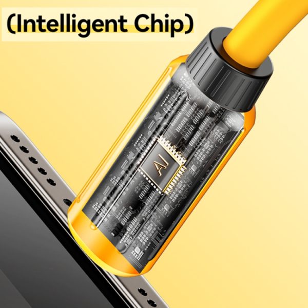 EDA0070726_B4.jpg WK WDC-29 Elastic Genuine Silicone 1m PD30W Type-C to 8 Pin Fast Charging Data Cable, WDC-29