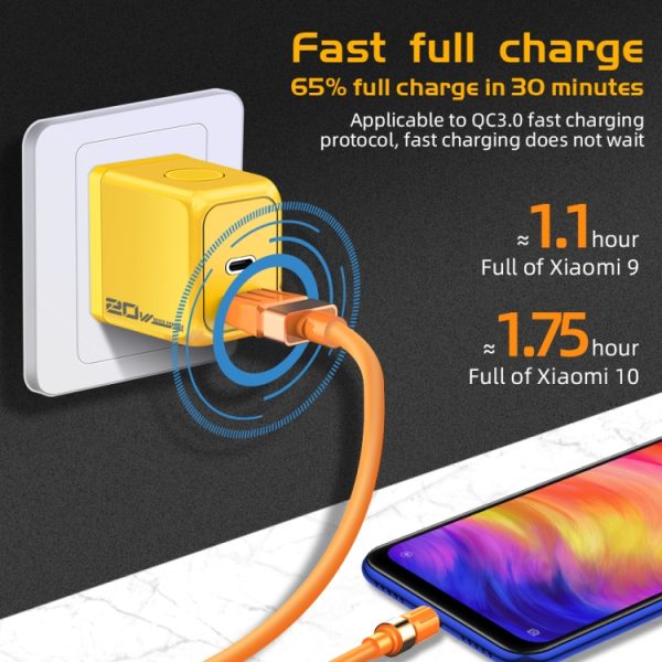 EDA0071900_B4.jpg M167 PD 20W Type-C and USB QC 3.0 Fast Charger, EU Plug, US Plug