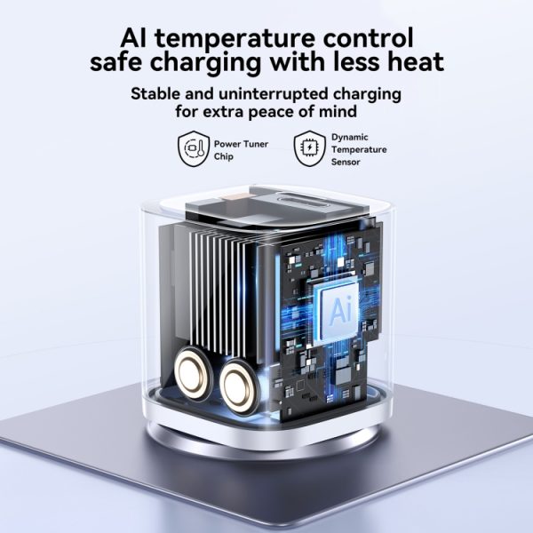 EDA007193201A_4.jpg JOYROOM JR-TCG15 30W GaN USB-C / Type-C Port Mini Charger, EU Plug, UK Plug