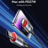 EDA007583301A_2.jpg Yesido CA182 PD27W 3A USB-C / Type-C to 8 Pin Charging Data Cable, Length: 1.2m, CA182