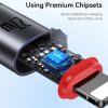 EDA007583301A_6.jpg Yesido CA182 PD27W 3A USB-C / Type-C to 8 Pin Charging Data Cable, Length: 1.2m, CA182