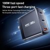 EDA0076610_B1.jpg REMAX U2-AC 100W USB and Dual Type-C GaN Digital Display Fast Charger, EU Plu...