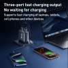 EDA0076610_B2.jpg REMAX U2-AC 100W USB and Dual Type-C GaN Digital Display Fast Charger, EU Plu...