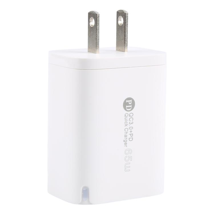 AR-PD12 65W QC3.0 USB and USB-C / Type-C PD Quick Charger, US Plug, US Plug 2 AR-PD12 65W QC3.0 USB and USB-C / Type-C PD Quick Charger, US Plug, US Plug - Image 2