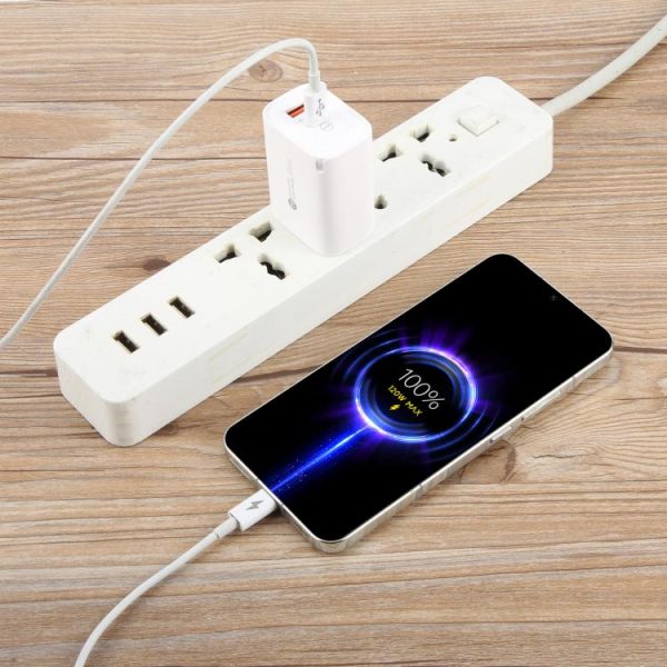 AR-PD12 65W QC3.0 USB and USB-C / Type-C PD Quick Charger, US Plug, US Plug