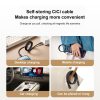EDA007825201A_2.jpg MOMAX DL57D Mag.Link 60W Type-C to 8 Pin Magnetic Braided Fast Charging Data Cable, Length:1m