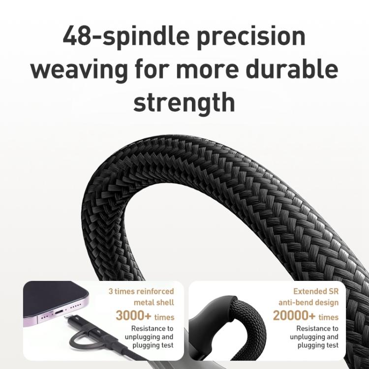 Momax Mag.Link Duo Magnetic 60W USB-C / Type-C to USB-C / Type-C / 8 Pin Data Cable, DC58 1m, DL58 60W 1m 6 Momax Mag.Link Duo Magnetic 60W USB-C / Type-C to USB-C / Type-C / 8 Pin Data Cable, DC58 1m, DL58 60W 1m - Image 6