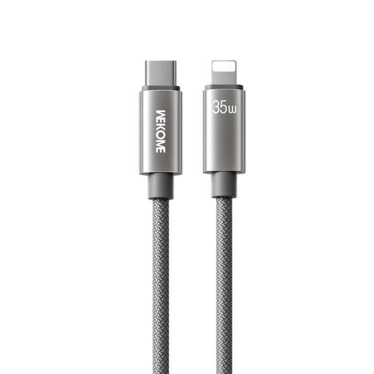 WK WDC-65 PD35W Type-C to 8 Pin Fast Charging Data Cable, Length: 1.2m, WDC-65 1 WK WDC-65 PD35W Type-C to 8 Pin Fast Charging Data Cable, Length: 1.2m, WDC-65