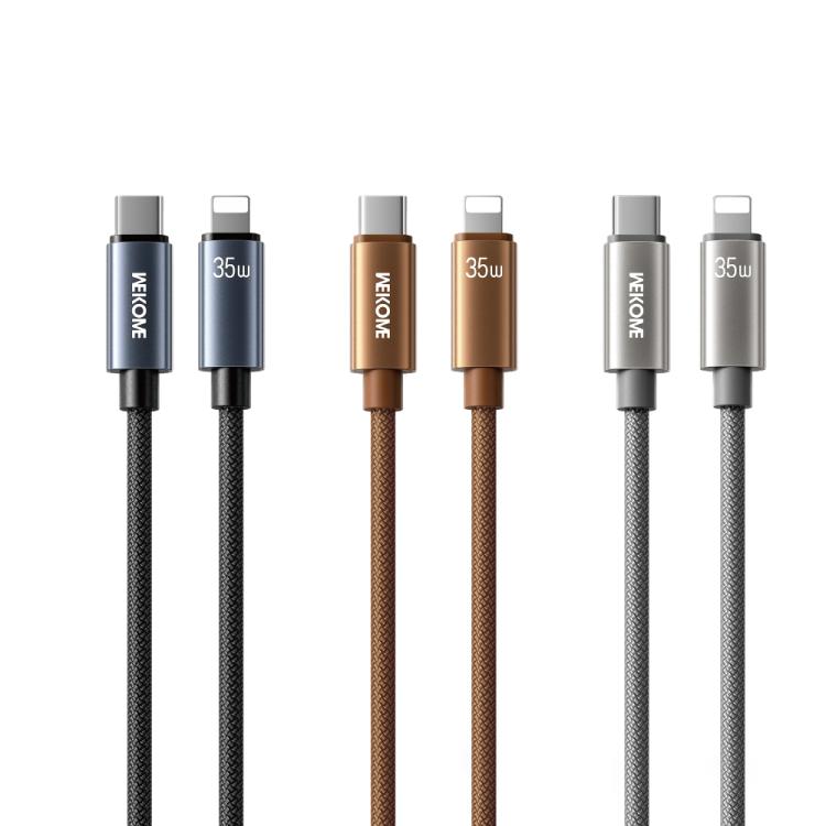 WK WDC-65 PD35W Type-C to 8 Pin Fast Charging Data Cable, Length: 1.2m, WDC-65 2 WK WDC-65 PD35W Type-C to 8 Pin Fast Charging Data Cable, Length: 1.2m, WDC-65 - Image 2
