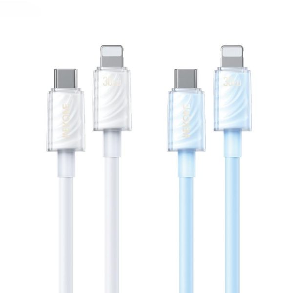 EDA007984001A_1.jpg WK WDC-73 PD30W Type-C to 8 Pin Fast Charging Data Cable, Length: 1.2m, WDC-73