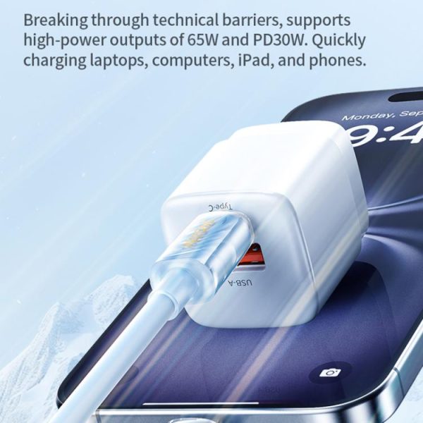 EDA007984001A_2.jpg WK WDC-73 PD30W Type-C to 8 Pin Fast Charging Data Cable, Length: 1.2m, WDC-73