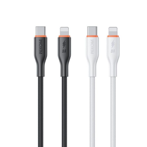 EDA007984901A_1.jpg WK WDC-92 PD27W Type-C to 8 Pin Silicone Data Cable, Length: 1.2m, WDC-92