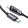 JOYROOM S-A16 Pro Prism Series 30W Digital Display Type-C to 8 Pin Fast Charging Data Cable, Length: 1.2m, Type-C to 8 Pin