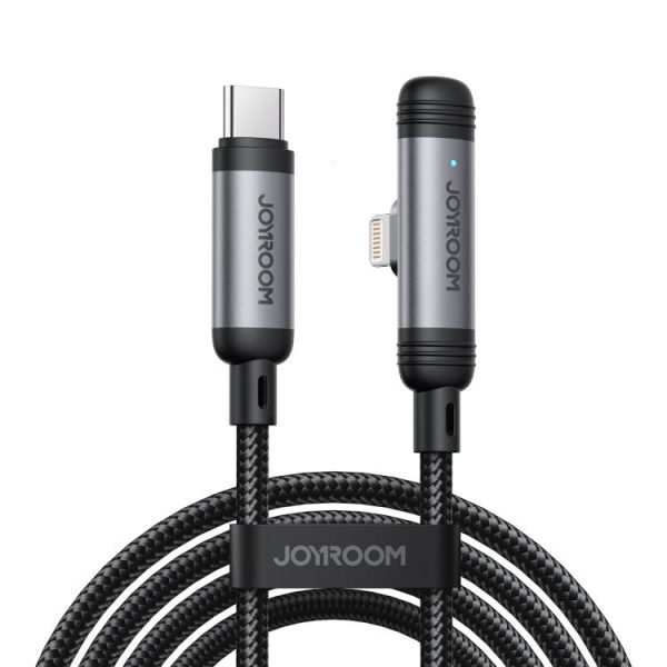 JOYROOM S-A56 EnjoyX Series 30W Type-C to 8 Pin 90 Degree Fast Charging Data Cable, Type-C to 8 Pin