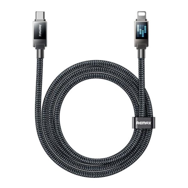 EDA008394801A-1.jpg REMAX CB09 PD30W Type-C to 8 Pin Marquee Braided Fast Charging Data Cable, Length: 1.2m, Type-C to 8 Pin