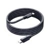 REMAX CB01 PD30W Type-C to 8 Pin Aluminum Alloy Braided Fast Charging Data Cable with LED Light, Length: 1.2m, Type-C to 8 Pin