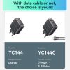 Yesido YC144 65W Three-port Fast Charger, YC144