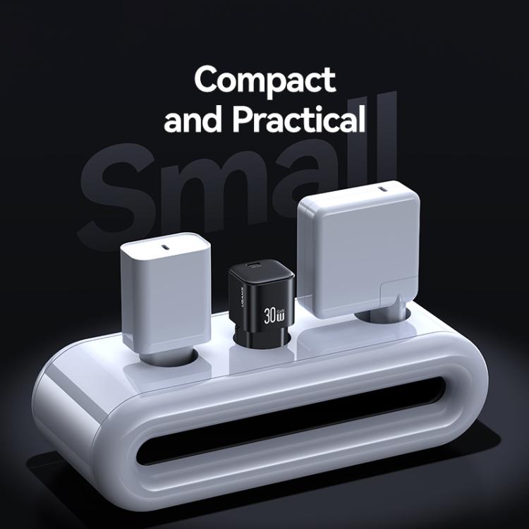 USAMS CC262 30W GaN USB-C / Type-C Port Mini Fast Charger, EU Plug 4 USAMS CC262 30W GaN USB-C / Type-C Port Mini Fast Charger, EU Plug - Image 4