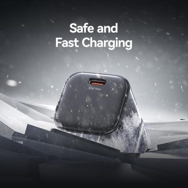 EDA0085277_B6.jpg USAMS CC276 30W GaN USB-C / Type-C Port Mini Fast Charger, UK Plug