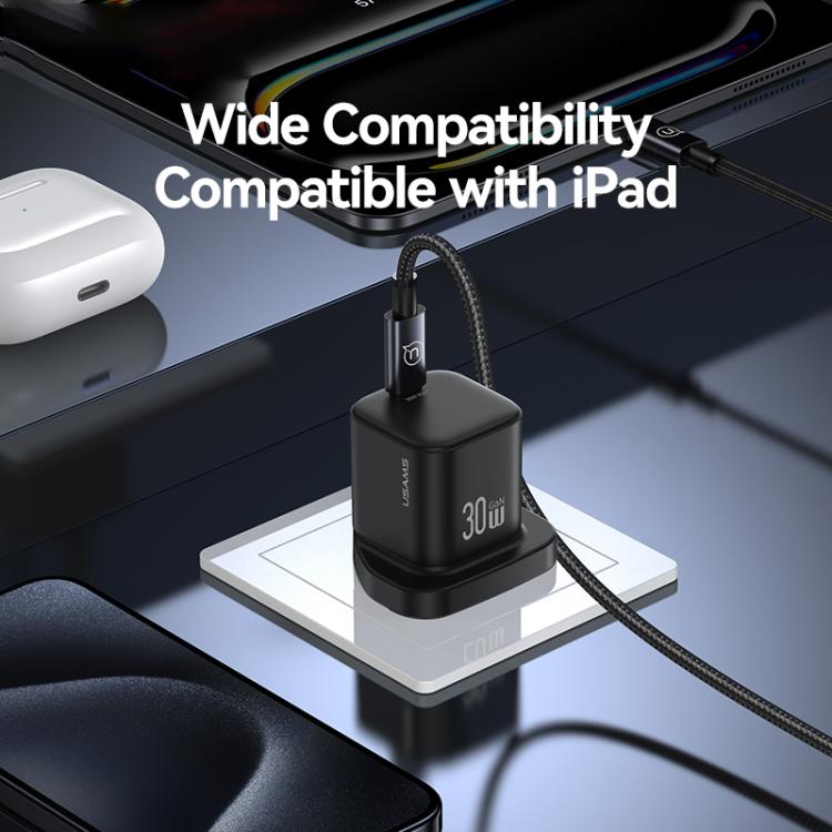 USAMS CC276 30W GaN USB-C / Type-C Port Mini Fast Charger, UK Plug 8 USAMS CC276 30W GaN USB-C / Type-C Port Mini Fast Charger, UK Plug - Image 8