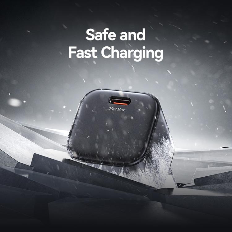 USAMS CC267 20W GaN USB-C / Type-C Port Mini Fast Charger, US Plug 7 USAMS CC267 20W GaN USB-C / Type-C Port Mini Fast Charger, US Plug - Image 7