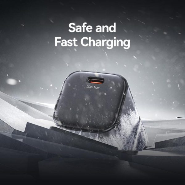 EDA0085286_B6.jpg USAMS CC274 20W GaN USB-C / Type-C Port Mini Fast Charger, UK Plug