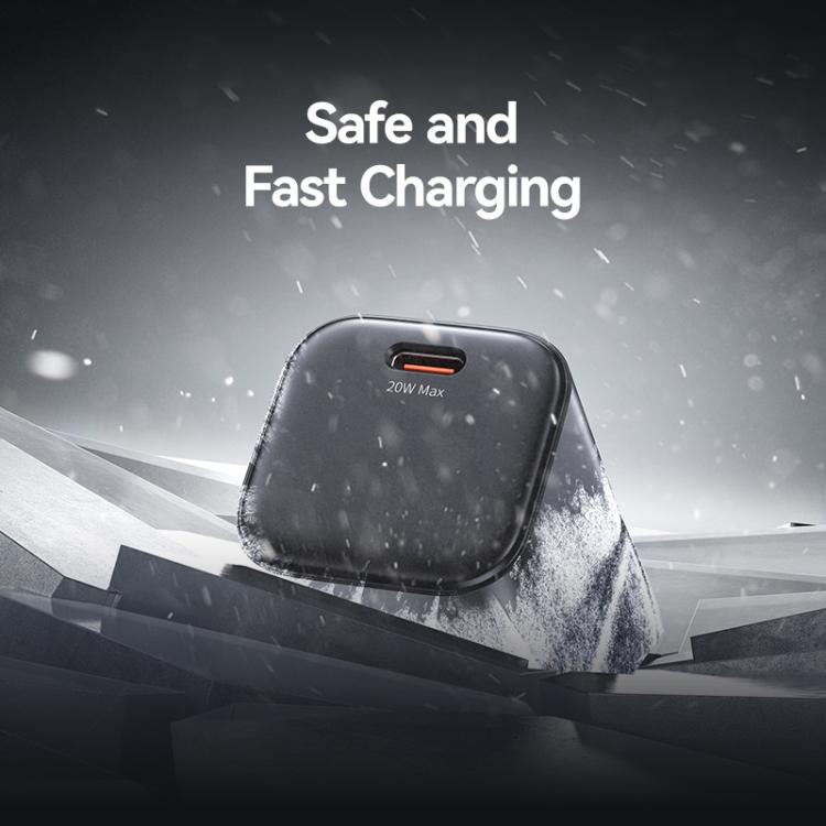 USAMS CC274 20W GaN USB-C / Type-C Port Mini Fast Charger, UK Plug 7 USAMS CC274 20W GaN USB-C / Type-C Port Mini Fast Charger, UK Plug - Image 7