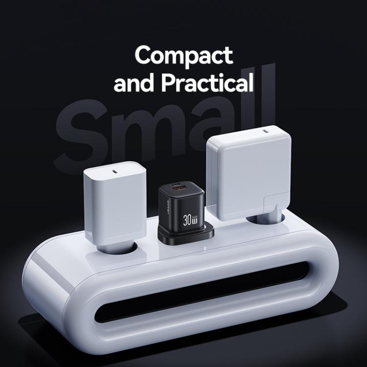 USAMS CC277 30W GaN USB-C / Type-C and USB Dual-port Mini Fast Charger, UK Plug 4 USAMS CC277 30W GaN USB-C / Type-C and USB Dual-port Mini Fast Charger, UK Plug - Image 4
