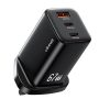EDA008531001A_2.jpg USAMS CC279 67W GaN USB and Dual Type-C Three-Port Fast Charger, UK Plug