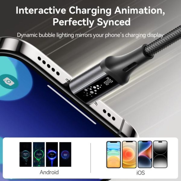 JOYROOM S-A60 StarTalk Series 30W Type-C to 8 Pin Fast Charging Data Cable, Length: 1.2m, Type-C to 8 Pin