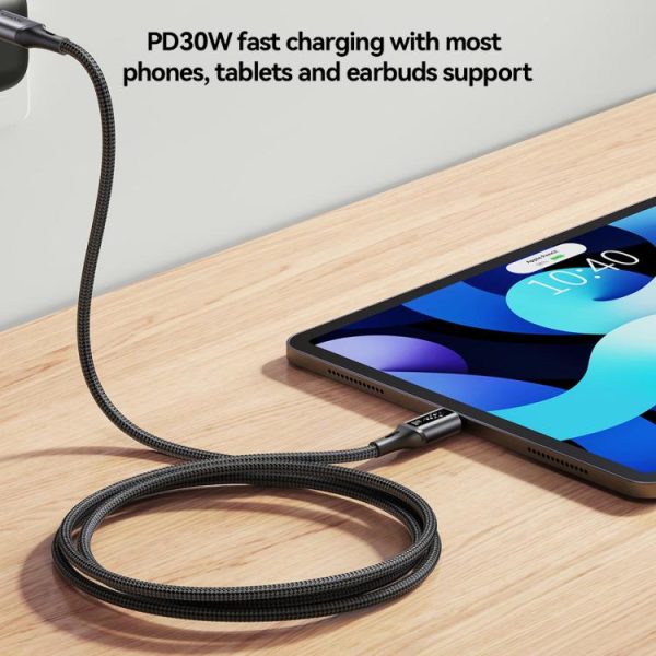 JOYROOM S-A60 StarTalk Series 30W Type-C to 8 Pin Fast Charging Data Cable, Length: 1.2m, Type-C to 8 Pin