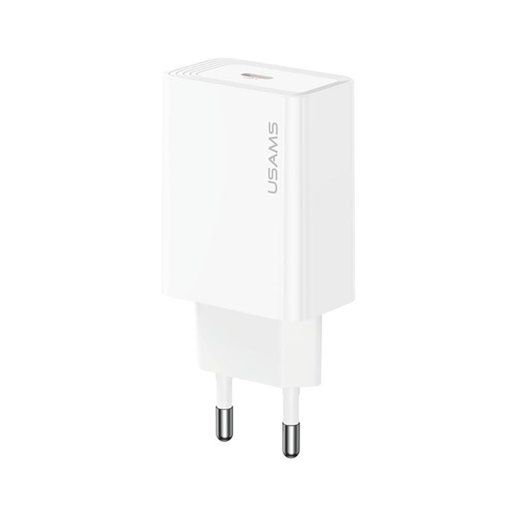 USAMS CC325 T69 PD 20W USB-C / Type-C Single Port Fast Charger, CC325 1 USAMS CC325 T69 PD 20W USB-C / Type-C Single Port Fast Charger, CC325