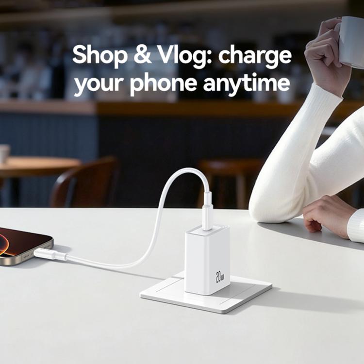 USAMS CC325 T69 PD 20W USB-C / Type-C Single Port Fast Charger, CC325 7 USAMS CC325 T69 PD 20W USB-C / Type-C Single Port Fast Charger, CC325 - Image 7