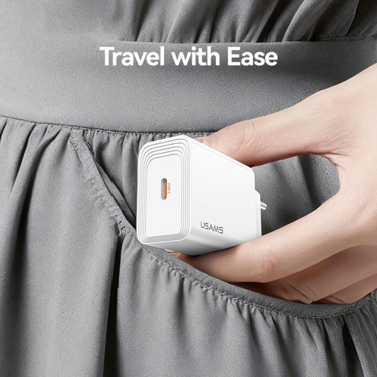 USAMS CC325 T69 PD 20W USB-C / Type-C Single Port Fast Charger, CC325 10 USAMS CC325 T69 PD 20W USB-C / Type-C Single Port Fast Charger, CC325 - Image 10