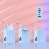 EDA008823001A_2.jpg ADC-F007 120W 3xType-C Dual USB Multi-Port Charger, US Plug, EU Plug, UK Plug