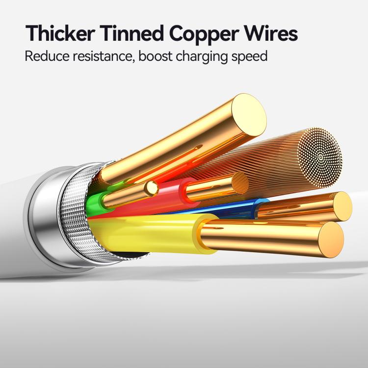 JOYROOM S-A59 Vibrant Series 30W Type-C to 8 Pin Fast Charging Data Cable, 1.2m 6 JOYROOM S-A59 Vibrant Series 30W Type-C to 8 Pin Fast Charging Data Cable, 1.2m - Image 6