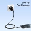 USAMS SJ770 U91 30W Type-C to 8 Pin Aluminum Alloy Fast Charging Data Cable, Length: 1m, SJ770