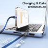 USAMS SJ770 U91 30W Type-C to 8 Pin Aluminum Alloy Fast Charging Data Cable, Length: 1m, SJ770