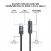EDA008887801A_10.jpg Yesido CA201 27W Type-C to 8 Pin OLED Display Charging Data Cable, Type-C to 8 Pin