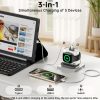 XL-16 3 in 1 20W USB + Type-C Multifunctional Wireless Charger