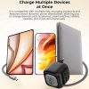 EDA0089473_B7.jpg Havit UC252 65W 3 in 1 GaN Travel Charger with Type-C Retractable Cable, UC25...