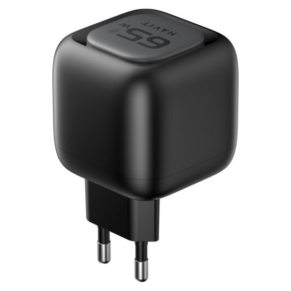 EDA008947601A_2.jpg Havit UC253 65W 3 in 1 GaN Travel Charger with Type-C Retractable Cable, UC25...