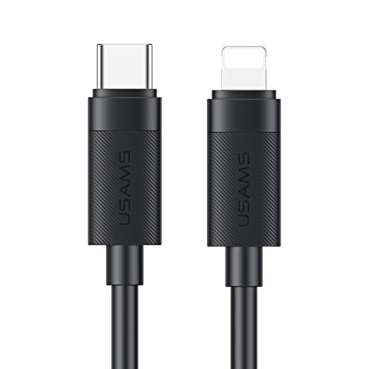 USAMS SJ781 U94 USB-C / Type-C to 8 Pin PD30W Fast Charging Data Cable, 1m 1 USAMS SJ781 U94 USB-C / Type-C to 8 Pin PD30W Fast Charging Data Cable, 1m