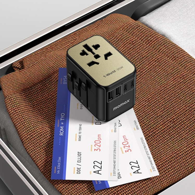 MOMAX 1-World UA9 PD 35W Fast Charger Power Adapter, UA9 6 MOMAX 1-World UA9 PD 35W Fast Charger Power Adapter, UA9 - Image 6