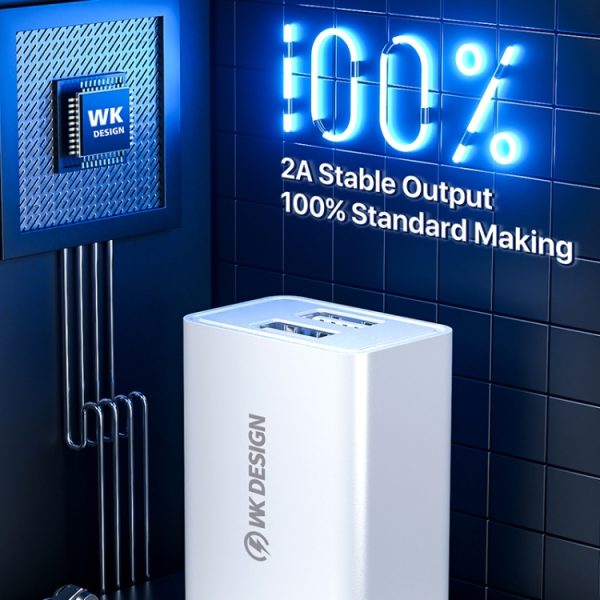 IP8G0027_5.jpg WK WP-U118 10W Single USB Port Travel Charger Power Adapter, EU Plug