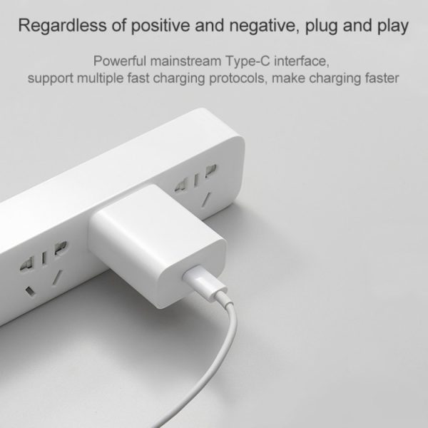 Original Xiaomi AD201 20W Single USB-C / Type-C Interface Travel Charger Quick Charge Version, US Plug(White)